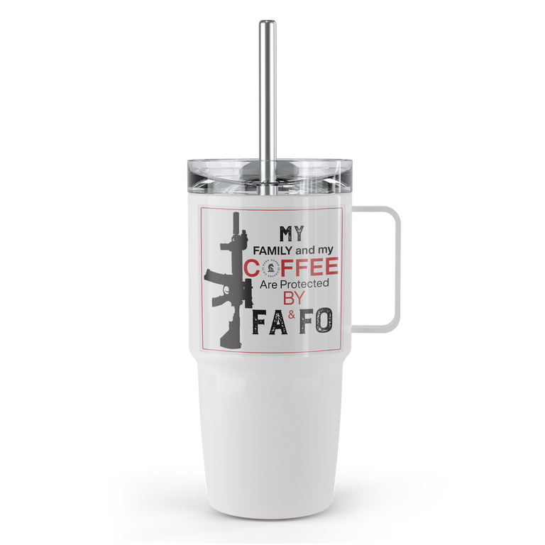 FA&FO Protection 20oz Coffee Tumbler