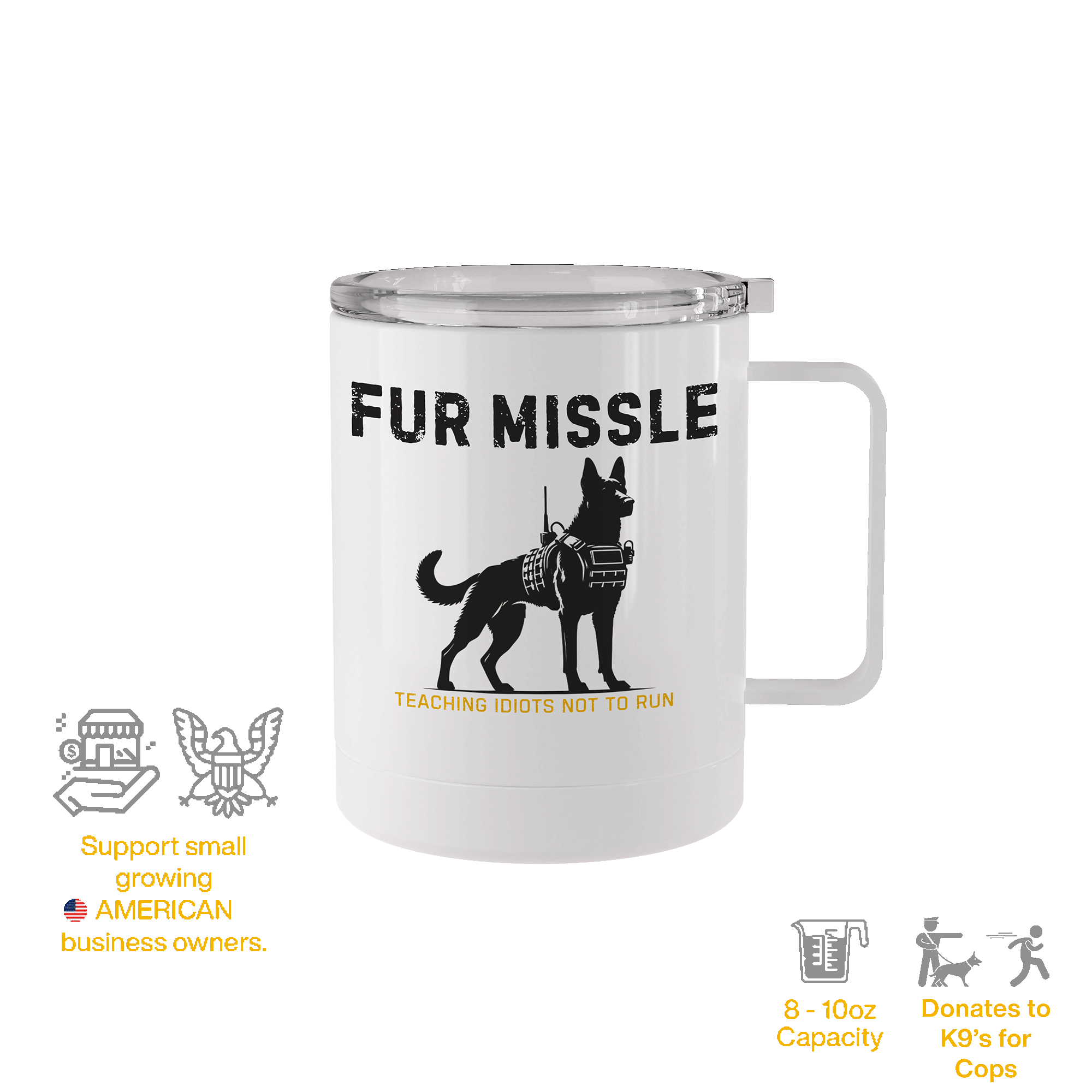 Fur Missile Tumbler Mug