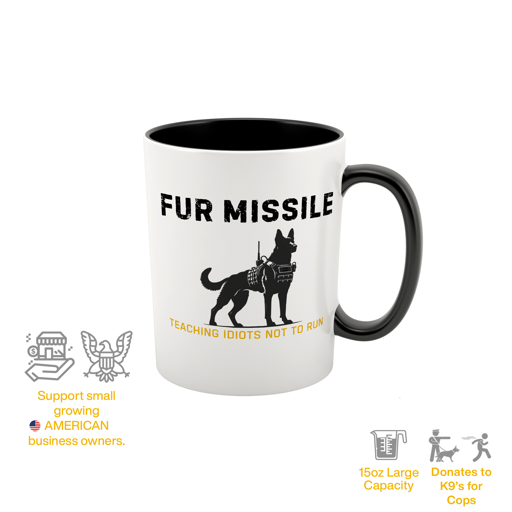 Fur Missile Ceramic Mug