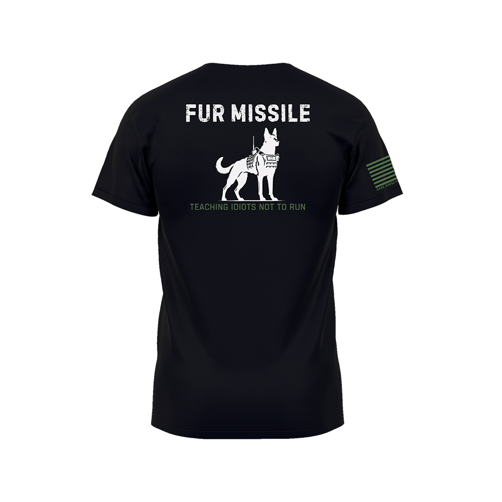 Fur Missile Tshirt – DarkHorseCoffeeCompany